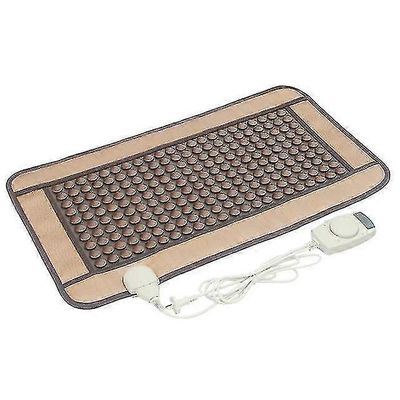 220kpl Tourmaline Stone Pop Relax Lämmitys Tourmaline Magneettinen Hoito Flat Mat Pr-c06a Germanium Kivi Fysioterapia Tyyny 45x80cm
