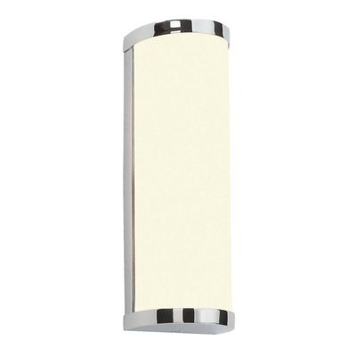 Endon Collection Lighting Ice 2 Light Badeværelse Væg Lys Chrome IP44 med Opal Glas, G9