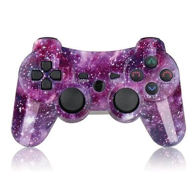 Langaton peliohjain PS3-peliohjaimelle kaksoisiskua varten 3 Bluetooth-4.0-ohjainsauva USB-PC-ohjaimelle PS3-ohjausohjaimelle Starry Purple