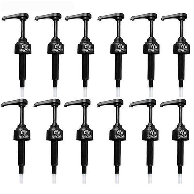 12 kpl kahvia 1 litran annostelijasiirappipumppu musta nesteannostelija monin-siirapille 8 ml mehupullo