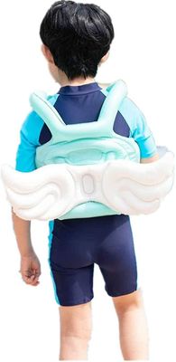 Mikasa Svømning Ring Angel Wings Gummi Ring Oppustelig Vest Opdrift Suit Swimming Ring Grøn