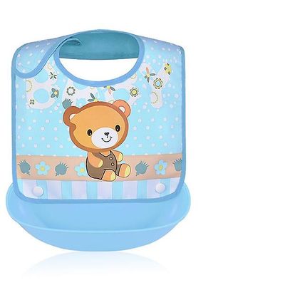 Baby Tegneserie Bib aftagelig vandtæt frokost fodring hagesmæk bear