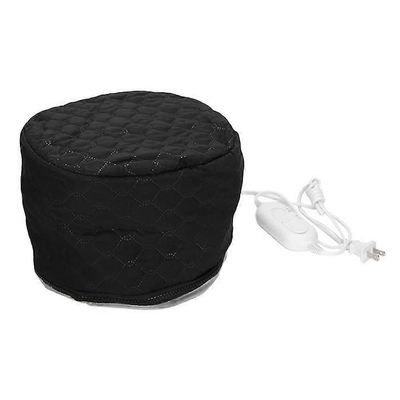 Sähkölämmityskorkki Säädettävä kuumaöljyhoitohattu hiustenhoitoon Parturitarvikkeet