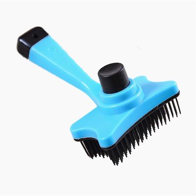 2024,kæledyrsplejekam, 13x7,5cm Pet Comb Pet Cat Cat Plastic Hair Remover Brush Fur Renser skarpt værktøj