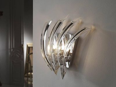 Schuller Lighting Eloise 2 Lys krystal væg lampe Krom, G9