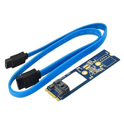 Zhouxixi M2 Sata Adapter Konverter kort B-M Nøgle M.2 Ngff Sata Ssd Til 7pin Adapter Board Card Support 2242 2260