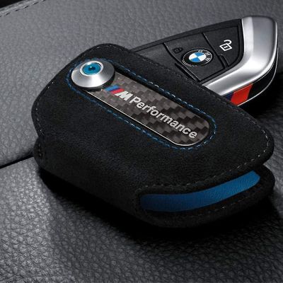 Gjelder M Performance Alcantara nøkkeldeksel for BMW