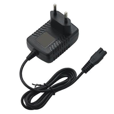 2.4V 3.6V laturi EU-pistoke virtalähde parranajokoneen laturi aikuisille, lapsille, lemmikkileikkureille Musta