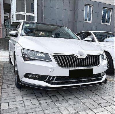 Fantastinen Skoda Superb B8 III 3V3 3V5 2015-2019 etupuskurin huulispoilerin auton diffuusorin jakajan virityssuojan erottimen korisarjalle Kiiltäv...
