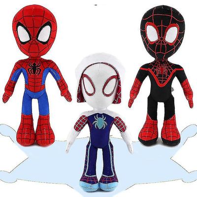 33cm Spider Man Muhkea nukke Spiderman Muhkea nukke lapsille Halloween joululahja Punainen