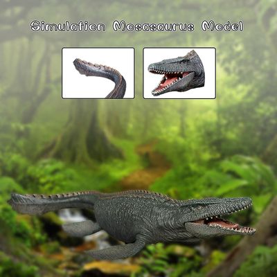 Barsinfi Realistisk stor Mosasaur Model Naturtro Dinosaur Model Doll Model