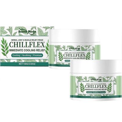 Mentoli nivel- ja lihasvoide Chillflex yrttivoide nivelten ja lihasten epämukavuuksiin 2pcs