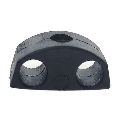 Kajakkikannen siiman ohjain Nylon musta takila kiinnityspidike kiinnike 5-osainen sarja