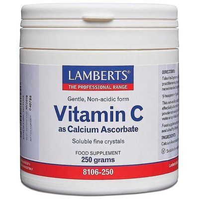 Lamberts calcium Ascorbat pulver 250g (8106-250)