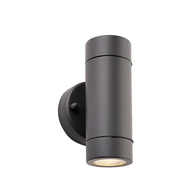 Saxby Lighting Saxby Palin Udendørs Op Dæmpbare Væg Lys Antracit, IP44