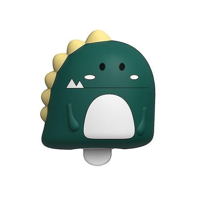 Coosilo Cute Portable Dinosaur Silikone Varmt vand Flaske Varmt vand Bag Dual-use grøn 120*92*144mm
