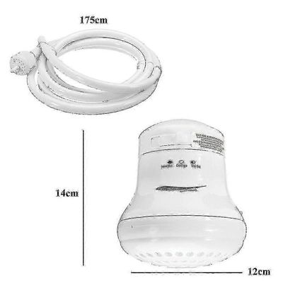 110/220v välitön sähköinen vedenlämmitin Instant Hot Shower Head 5400w 3 lämpötilan säätö