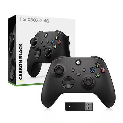 Game Controllers For Xbox Serise X / s Gamepad-kontroller med 2.4g trådløs mottaker Anti-skli Rocker Gaming håndtak for PC Gamepad tilbehør Svart