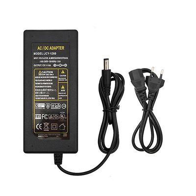 12V 1A 2A 3A 4A 5A 6A 8A 10A AC / DC-sovitin kytkin virtalähteen laturi LED-valonauhoille CCTV 5.5x2.1-2.5mm Eu