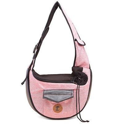 Handuo Strap Hands Gratis Pet Puppy Travel Bag Rygsæk til mænd Piger Pink