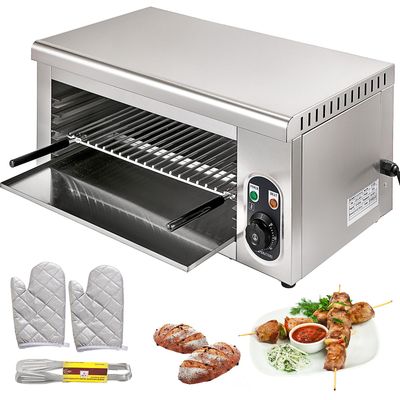 Vevor Salamander Broiler Salamander Ovn Justerbart Grid Elektrisk Ost Melter