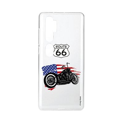 Crazy Kase Skrog til Xiaomi Mi Note 10 Soft Harley Motorcykel