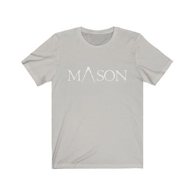 Bricks Masons Mason kompas frimurerisk t-shirt Sølv Xl