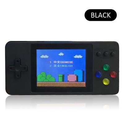 Ny generation håndholdt spil spiller med 3,0 tommer LCD Retro videospil konsol indbygget 500 spil pocket console til børn voksen SORT