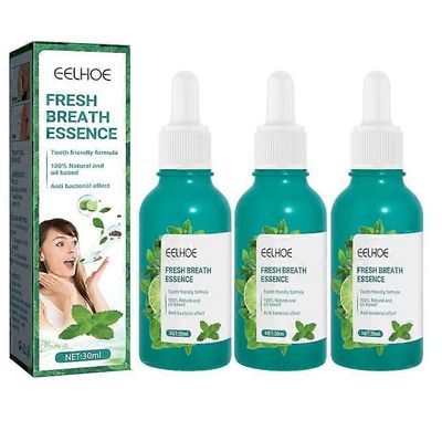 1-3X poistotipat Mieto minttu suuvesi 30ml Cool Mint Suunhoito Essence Päästä eroon Halitoosista Taistele Halitoosia vastaan 30ml 1 kpl