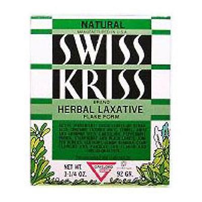 Modern Sports Nutrition Swiss Kriss Herbal Laxative, Hiutalelaatikko, 3.25 Oz (pakkaus 1)