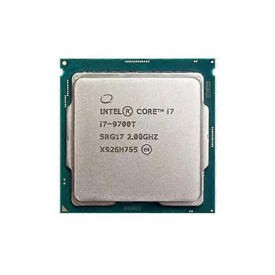 Core i7-9700T -suoritin - kanta LGA 1151 8 ydintä, 8 säiettä, 2,0 GHz, 12 Mt L3-välimuisti 35 W.