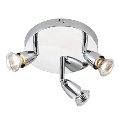 Endon Lighting Endon Amalfi - 3 Lysjusterbar Spotlight Chrome, GU10
