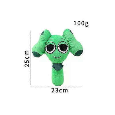 Gaibosi Kauhupeli Sprunki Pehmolelut Oren Raddy Vineria Fun Bot Mr Sun Pehmolelunukke Incredibox täytetty tyyny joulukoristeet Green Dog