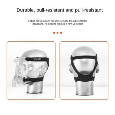 9PCS Universal CPAP Mask -pääremmien hihna CPAP-maskisarjaan Musta