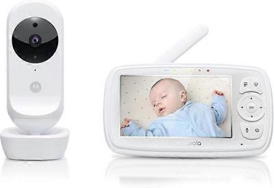 Motorola Baby Monitor kameralla 4.3" värinäyttö kaksisuuntainen puhe infrapuna Wi-Fi