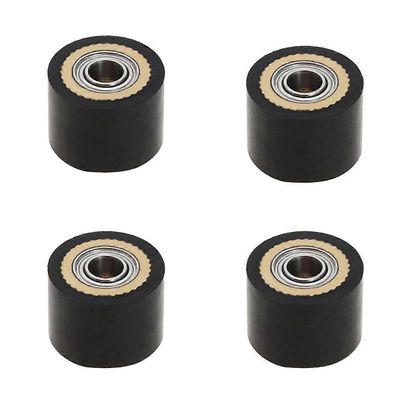 4kpl puristusrulla 4x10x14mm piirturi leikkuri rullapaperinsyöttörulla Mimaki CG -sarjan leikkauspiirturille CG-61 CG130FX Musta