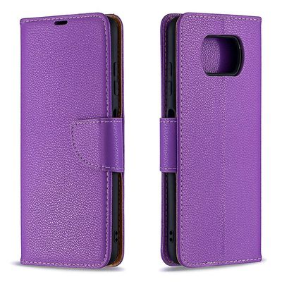 Gangxun Flip taske til Xiaomi Poco X3 Nfc Violet