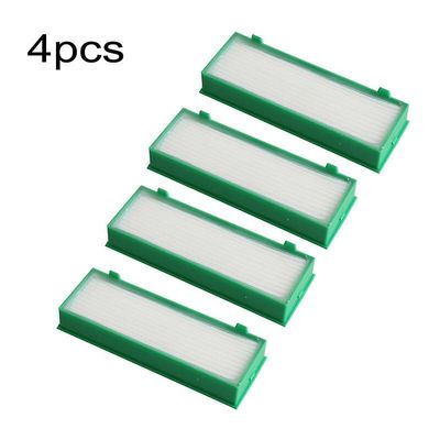 4pcs filtre til Vorwerk Kobold Vr200 Robot støvsuger Hvid + grønne filtre Husholdnings robot fejemaskine Rengøring Udskiftning