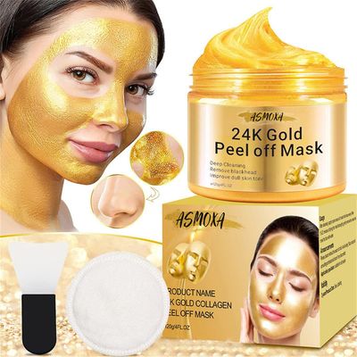24k Gold Tearing Facial Mask Blackhead og akne absorberende ansiktsrensende ansiktsmaske