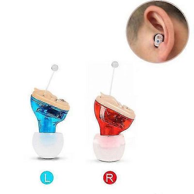 Exsha Cic Langaton Näkymätön Mini Kuulokoje Digitaalinen kuulokojeet kuuroille vanhuksille korvan äänivahvistimen kuulokkeissa VASEN OIKEA