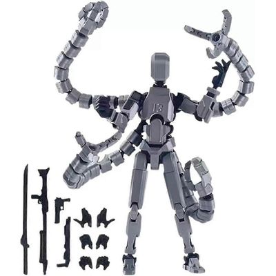 T13 Action Fiqure -tarvikkeet, moniniveliset siirrettävät 3D-tulostetut lelut 1pc