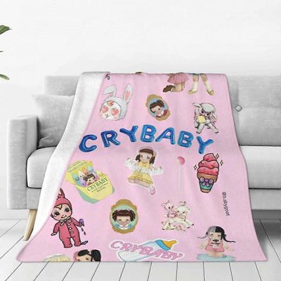 v1240 Peitot Melanies Laulaja Martinez Musiikkialbumi Viltti Piknik Flanelli Heittohuopa sohvatuolille Vuodesohva Vuodesohva Pehmeä laatu Päiväpeit...