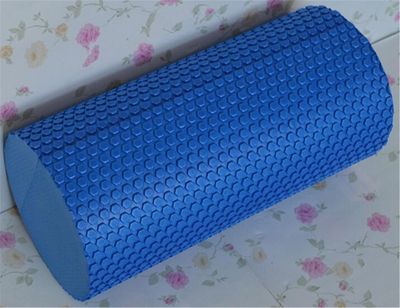 Ruili Blue Yoga Gym Pilates Eva Soft Foam Roller Floor Exercise Fitness Trigger 60x14,5 Cm sort