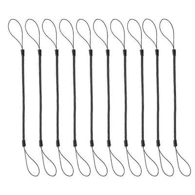 10kpl tablettikynäköysiä Anti-lost Stylus Pen Kaulanauhat Stretch Cords Touch Pen Köydet Jousiköydet Musta 20.00X0.35X0.35CM