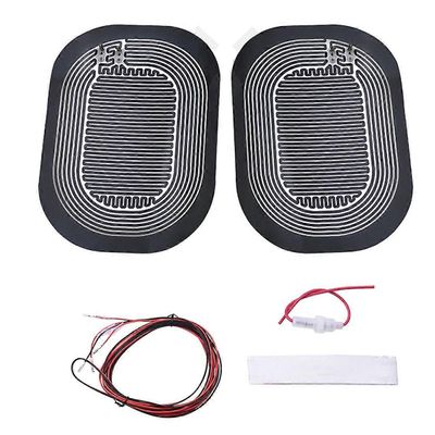 auton sivusiipi peili lämmitystyyny DC 12V yleinen taustapeili sumu dester nopea lämmin peilit d Black