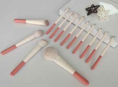 13 makeup børster et komplet sæt ultra blødt hår hurtig tørring fundament og øjenskygge børster Den nedgående sol