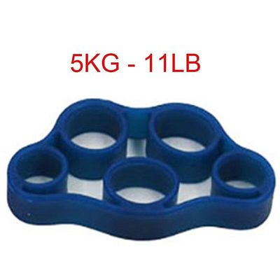 Hånd griber silikone finger expander udøve håndgreb håndled styrke træner finger motioner modstand bands fitness Dybblå