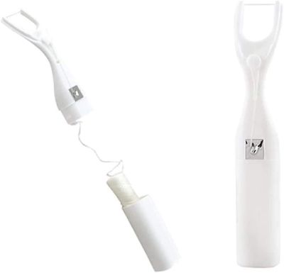 Xqday Dental Tandtråd Holder med 30 Meter Flosses Nå Voksbehandlet Dental Floss For Plaque