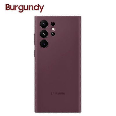 Galaxy S22 Ultra 5G silikonikotelo muotikuorella ja suojakotelolla matkapuhelimille For Burgundy