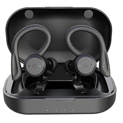 20 timers spilletid Svømming Vanntette Bluetooth-hodetelefoner Dual Wear Sport Trådløse hodetelefoner Tws Ipx7 ørepropper Stereo Z svart